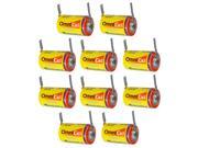 10pc OmniCel ER14250 3.6V 1 2AA Lithium Standard Battery Tabs Utility Telematics