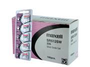 100pk Maxell Silver Oxide Watch Battery SR512SW Low Drain Replaces 335 FAST SHIP