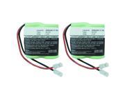 2PC Cordless Phone Battery for 2 x 2 3AA w Universal Adapters FAST USA SHIP