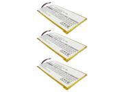 3PC eBook Battery for Pandigital Novel 7 R70E202 PRD07T20WBL1 Novel 7 *USA