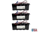 3pc Exit Lighting Battery for TEIG T26000139 Sure Lites 026 139 FAST USA SHIP