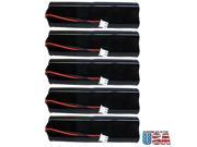 5pc Lithonia Exit Sign D AA650BX4 Flat Pack Replacement Batteries FAST USA SHIP