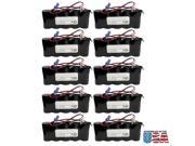 10pc Exit Sign Battery for TEIG T26000139 Sure Lites 026 139 FAST USA SHIP