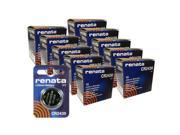100pk Renata Coin Cell Battery CR2430 Lithium Replaces DL2430 BR2430
