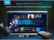 Viaplay Via TV T1H1 Android Mini PC Smart TV Stick Dongle Box Dual Core Cortex KODI XBMC 16.1 JARVIS Fully Loaded with Wireless Smart Controller
