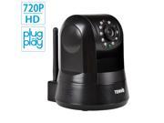 TENVIS IPROBOT3 H.264 720P HD P2P Pan Tilt Wirelss IP Camera Black