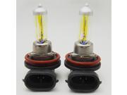 H11 12V 55W Golden Yellow Fog Light Bulbs 3000K 2 Pcs Halogen Xenon
