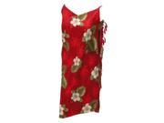 La Leela Floral Palm Tree Printed Beach Swim Sarong Swim Wraps Sundress Maroon