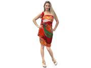 La Leela Lizard Printed Beach Cover up Swim Hawaiian Sarong