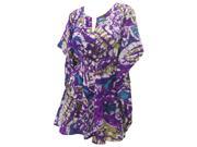 Women s Beachwear Swimsuit Swimwear Dress Cover up Purple 1724 US 10 14