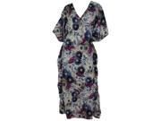 Likre Floral Maternity Nightgown Beachwear Caftan Grey Swimwear Dress Cover up