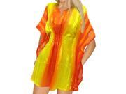 Women Swimsuit Swimwear Dress Cover up Satin Stripe Multi Gradient US 10 14