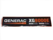 Generac Back Panel Decal XG8000E Part 0H3502