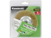 Kawasaki® 5 Fine Wire Wheel Brush With 5 8 Arbor 1 2 Reducer 841528