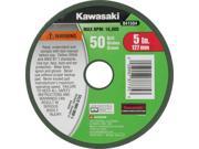 Kawasaki® 5 Sandpaper Disc 50 Grit For Angle Grinder Drill 841504