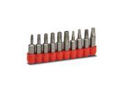 Powerbuilt 10Pc Tamper Resistant Star Bit Set 646501