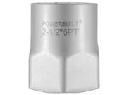 Powerbuilt® 2 1 2 6 Point Hex Wheel Bearing Locknut Socket 647065