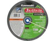 Kawasaki® 8 Diameter Bench Grinder Wheel 24 Grit Coarse 841547