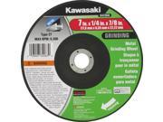 Kawasaki® 7 x 1 4 x 7 8 Metal Grinding Wheel Type 27 842008