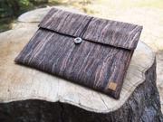 Paralife Custom Handmade Wooden Grain Cork Computer Tablet Laptop bag pouch sleeve case cover purse for Samsung ATIV Tab 3 can also custom made for any model