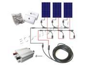 USA STOCK 300W 3*100W Complete bundle Kit 100W18V PV poly solar panel W 30A controller