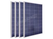 USA STOCK 4PCS 100watt 12V polyscrystalline pv solar panel module multifunctional battery charger