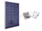 USA STOCK 100 Watt 12 Volt Solar Panel 100W 12V Solar Module with Z style Mounting Kit solar system for multifunctional home use