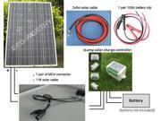 USA STOCK 100W 12v Solar Panel PV solar panels for home 100Watt solar kit value pack RV boat multifunctional use
