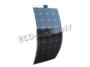 USA STOCK 100W poly semi flexible solar panel for multifunctional yacht boat RV camping adventure solar energy solar system