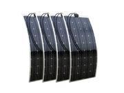 USA STOCK 400W 4 x 100w semi flexible solar panels solar energy 100watt solar module for camping RV