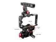 CAME TV Rig For Sony A6300 Camera With Handle Cage Baseplate Cooling Fan