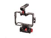 CAME TV Sony A7 Series Cameras Carbon Fiber Cage With 15mm Rod Base Black Color