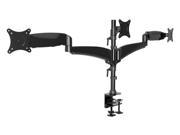 Jestik Trinity Triple and Dual Monitor Arm with Clamp and Bolt Through Mount holds up to three 27 for Triple or up to two 32 for Dual Model JM CM134