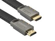 FORSPARK Ultra Flat High Speed HDMI Cable10Feet 3.1m with Ethernet 26AWG HDMI 1.4 2.0 Professional 3D 4k Full HD 1080p Audio Return Channel ARC 24