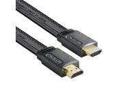 FORSPARK Ultra Flat High Speed HDMI Cable 25Feet 7.8m with Ethernet 26AWG HDMI 1.4 2.0 Professional 3D 4k Full HD 1080p Audio Return Channel ARC 2