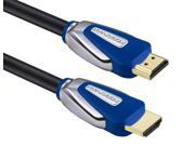 FORSPARK Ultra High Speed Prime Long HDMI Cable 160ft with Ethernet Built in Signal Booster Supports 3D 4K 1080p Full HD Latest Version Blue Case