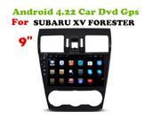 Android 4.22 Car Dvd Gps Navi Audio for SUBARU XV FORESTER 2013 HD1024*600 1GB DR 8GB 3g WIFI SUPPORT OBD DVR