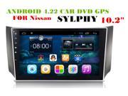 Android 4.22 Car Dvd Gps Navi Audio for NISSAN SYLPHY HD1024*600 1GB DR 8GB 3g WIFI SUPPORT OBD DVR