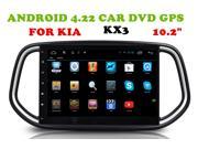 HD1024*600 Android 4.22 Car Dvd Gps for KIA KX3 1080PHW 1GBDDR 8GB DVR OBD SUPPORT ORIGINAL STEERING WHEEL CONTROL