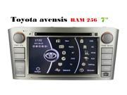 Car Dvd Gps for Toyota avensis before the year of 2008 AUX IN BLUETOOTH 256RAM PIP RDS VIRTUAL DISCK8 8GB CARD