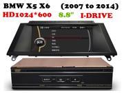 HD 1024*600 Car Dvd Gps for BMW X5 X6 2007 2008 2009 2010 2011 2012 2013 2014 SUPPORT DVR GPS AUX IN I DRIVE AMP