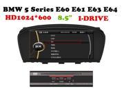 HD 1024*600 Car Dvd Gps for BMW 5 Series E60 E61 E63 E64 2003 2010 SUPPORT DVR GPS AUX IN I DRIVE AMP
