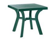 Sunrise Resin Rectangle Table 55 Inch Green 29 H x 31 W x 55 D