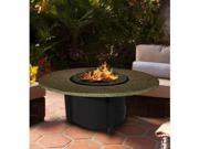 California Outdoor Concepts 5010 BK PG10 SUN 42 Carmel Chat Height Fire Pit B...