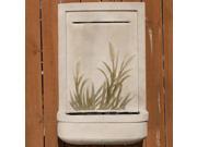 Sunnydaze 24 Modern Cattail Solar on Demand Wall Fountain