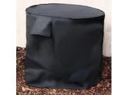Sunnydaze Round Air Conditioner Cover Black 34 X 30 Inch