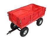 Sunnydaze Garden Utility Cart Liner Red Includes Liner ONLY