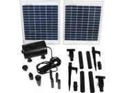 Sunnydaze Solar Pump and Solar Panel Kit with 120 Inch Lift 396 GPH