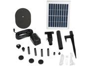 Sunnydaze Solar Pump and Solar Panel Kit with 36 Inch Lift 66 GPH