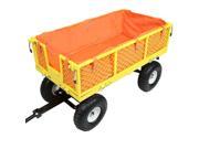 Sunnydaze Garden Utility Cart Liner Orange Includes Liner ONLY